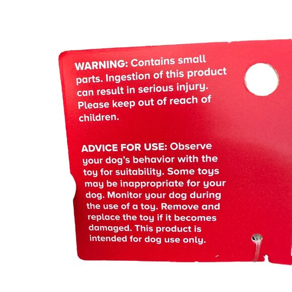 Merry & Bright XL Vinyl Nutcracker Dog Toy Squeaky Chew Toss Christmas Holiday - Picture 5 of 5